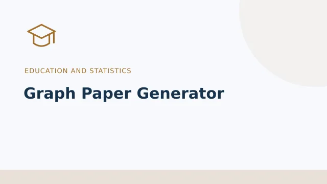Graph Paper Generator — Education and statistics tool illustration