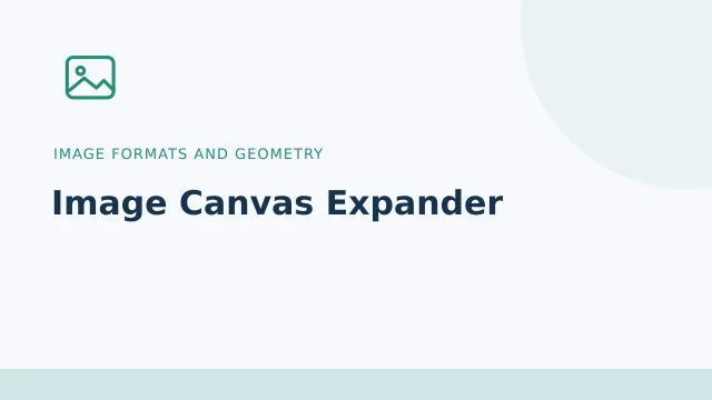 Image Canvas Expander — Image formats and geometry tool illustration