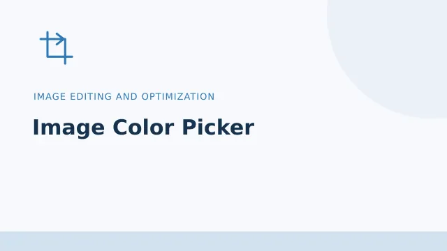 Image Color Picker — Image editing and optimization tool illustration