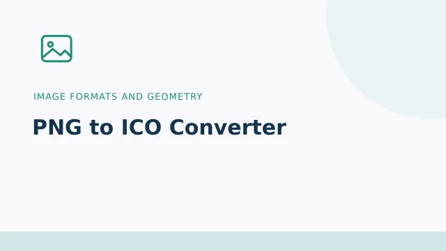 PNG to ICO Converter — Image formats and geometry tool illustration